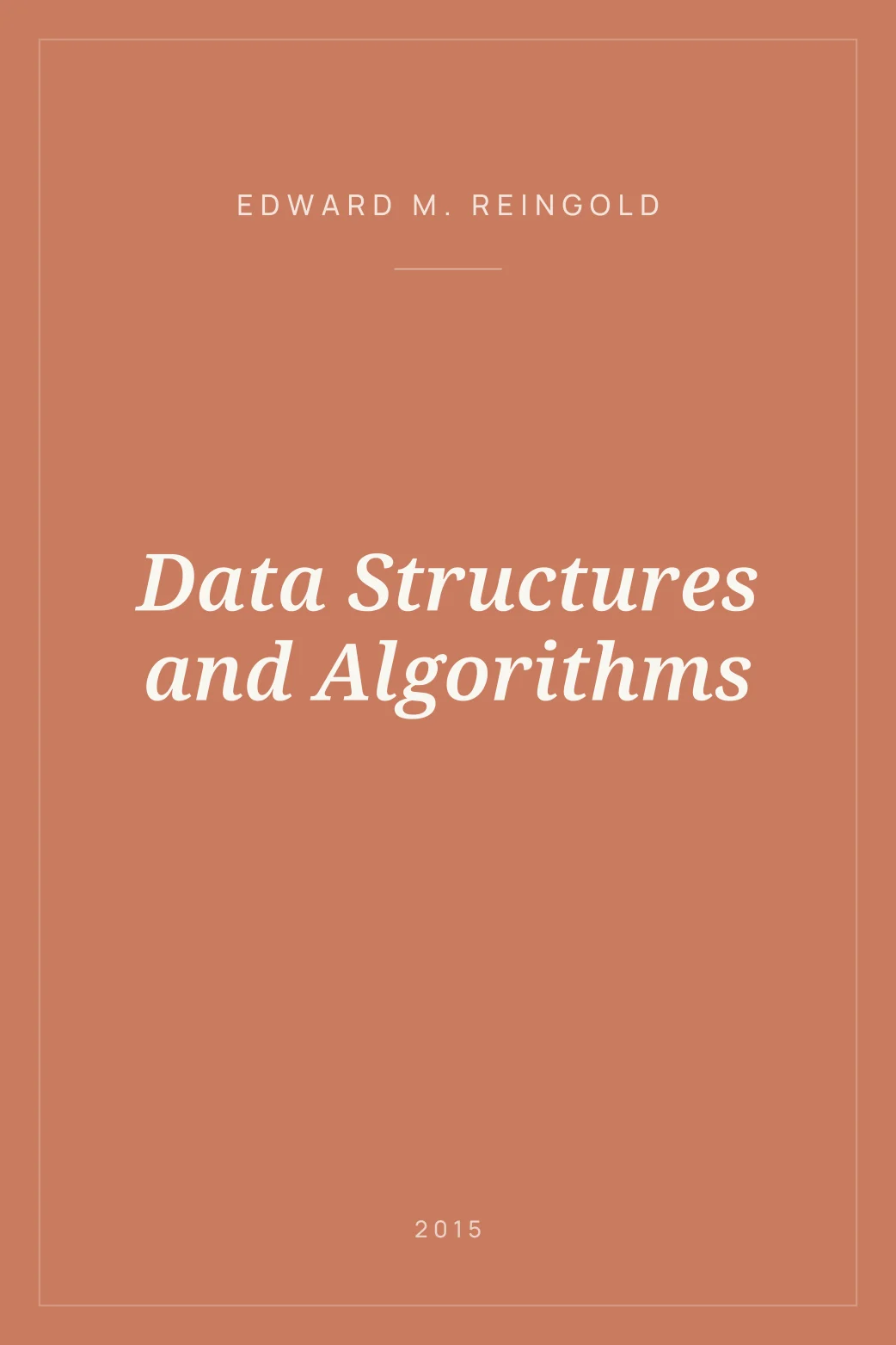Portada de Data Structures and Algorithms