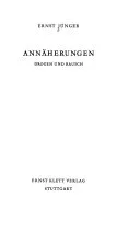 Portada de Annäherungen. Drogen und Rausch