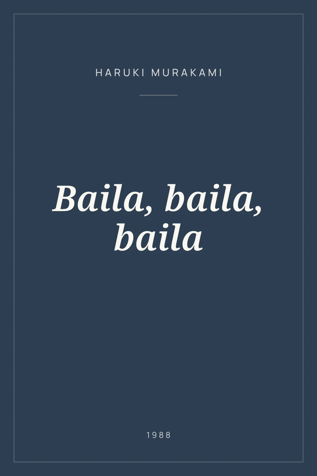 Portada de Baila, baila, baila