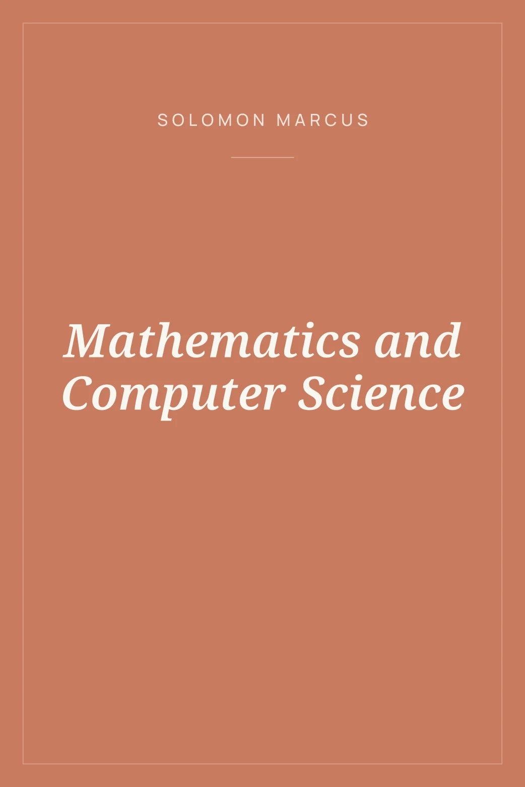 Portada de Mathematics and Computer Science