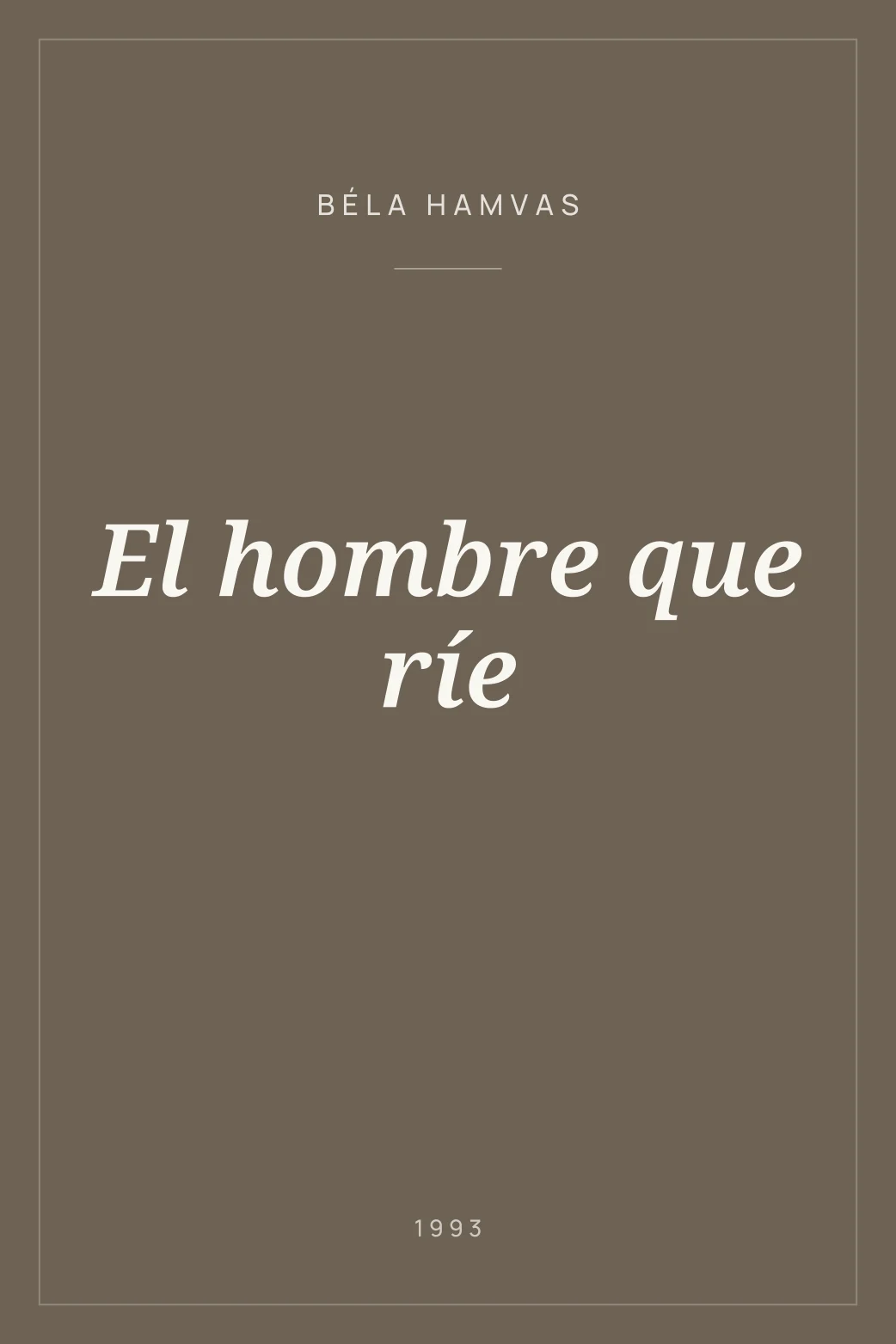 Portada de El hombre que ríe