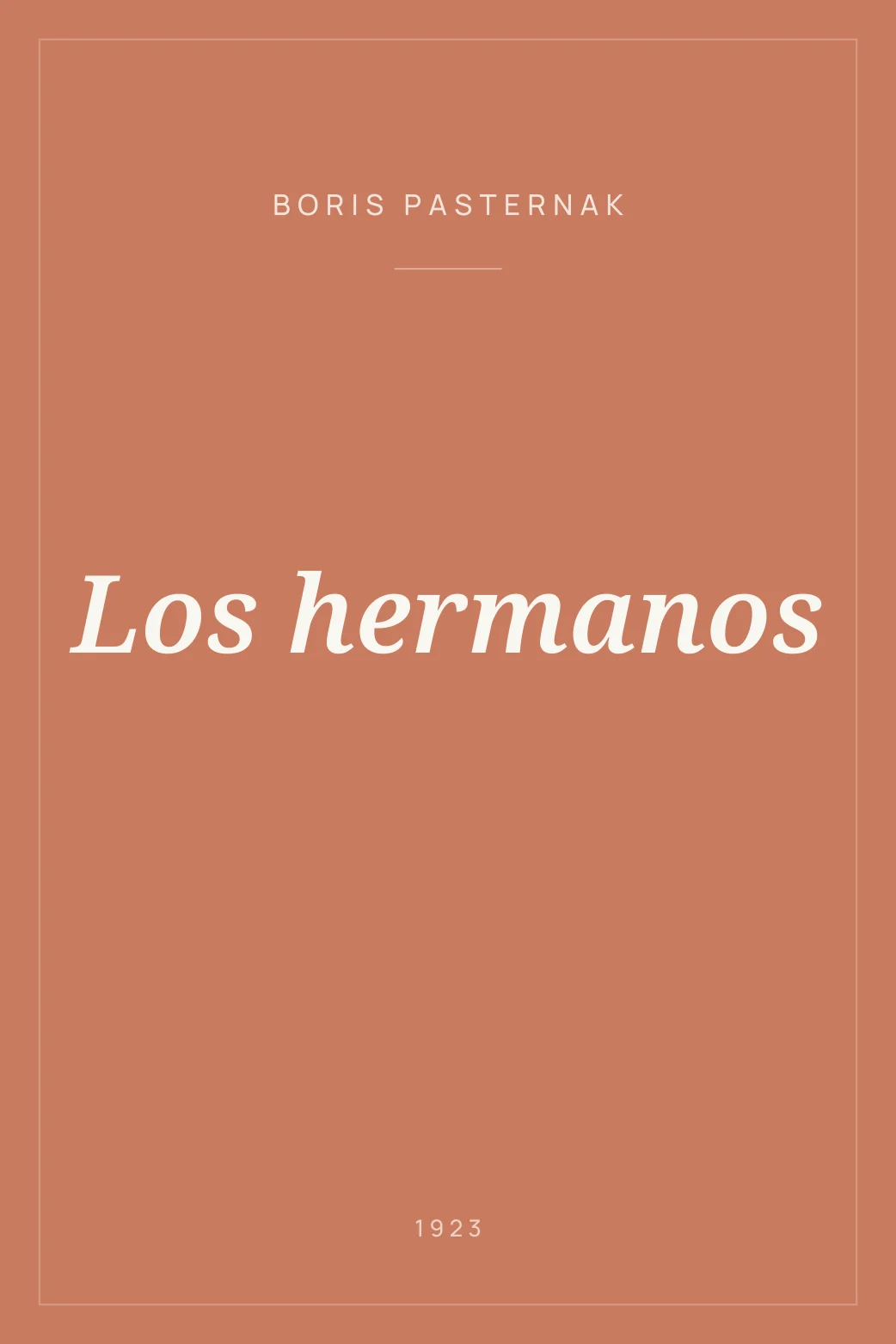 Portada de Los hermanos