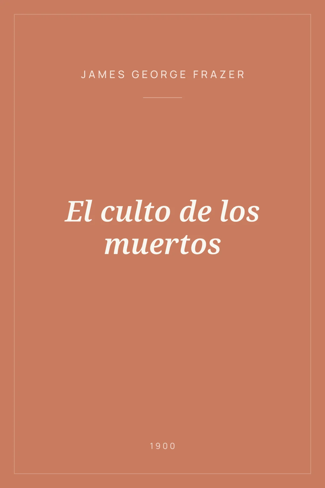 Portada de El culto de los muertos