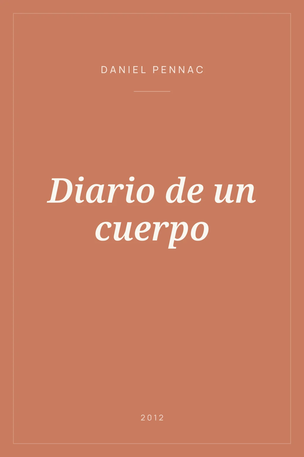 Portada de Diario de un cuerpo
