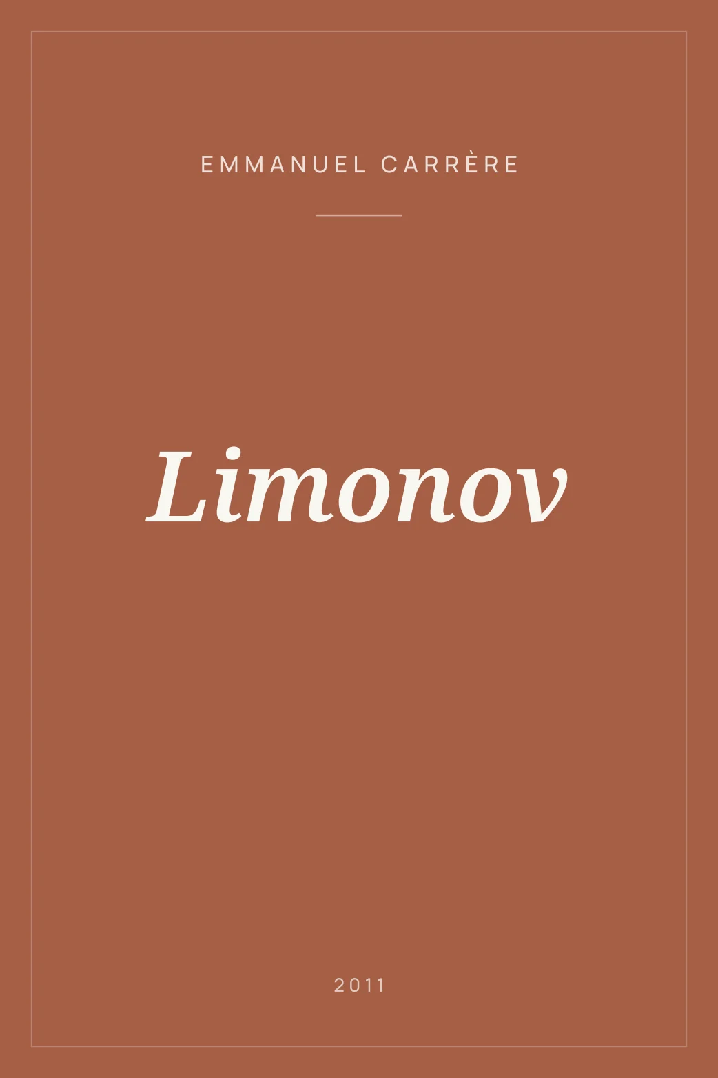 Portada de Limonov