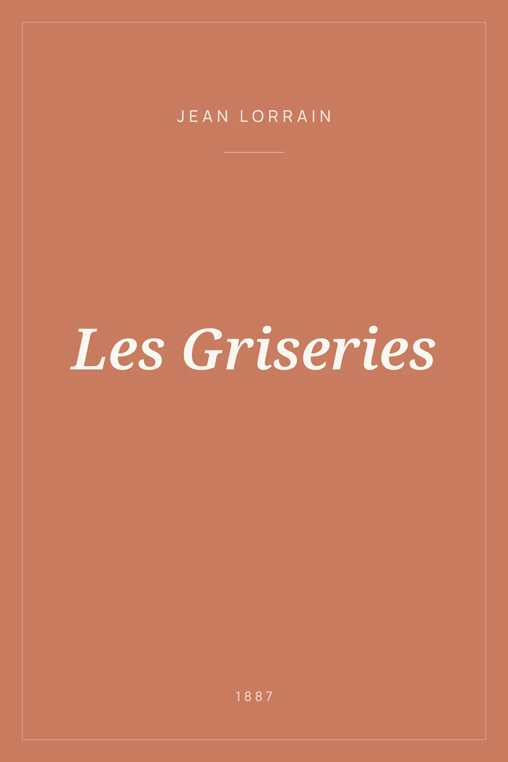 Portada de Les Griseries