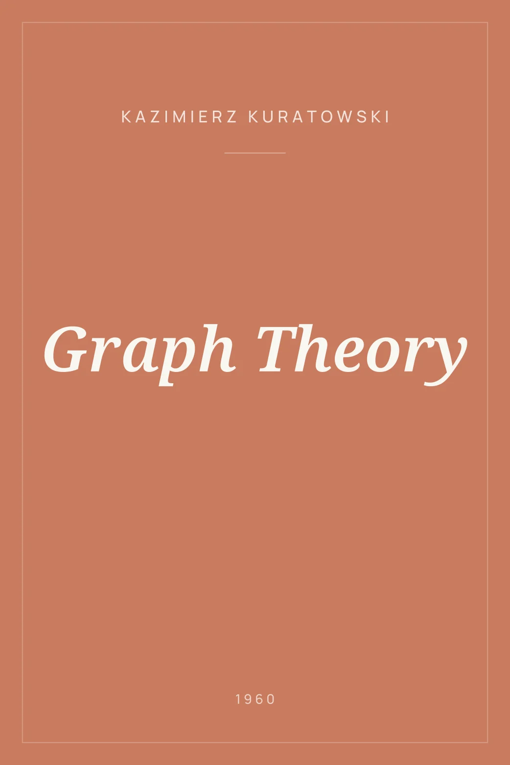 Portada de Graph Theory