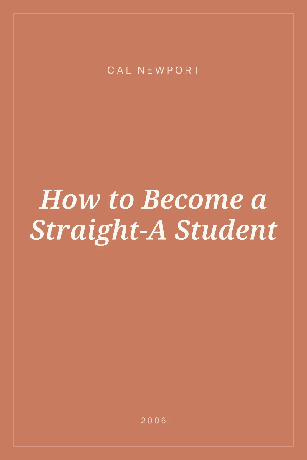 Portada de How to Become a Straight-A Student