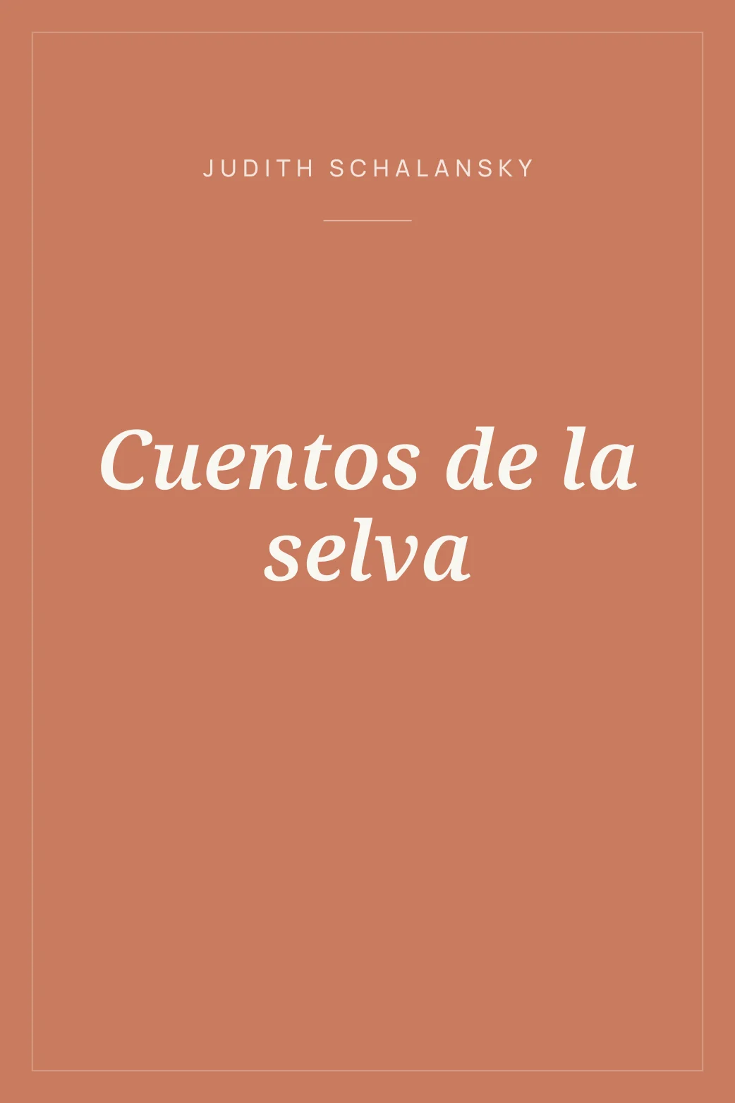 Portada de Cuentos de la selva