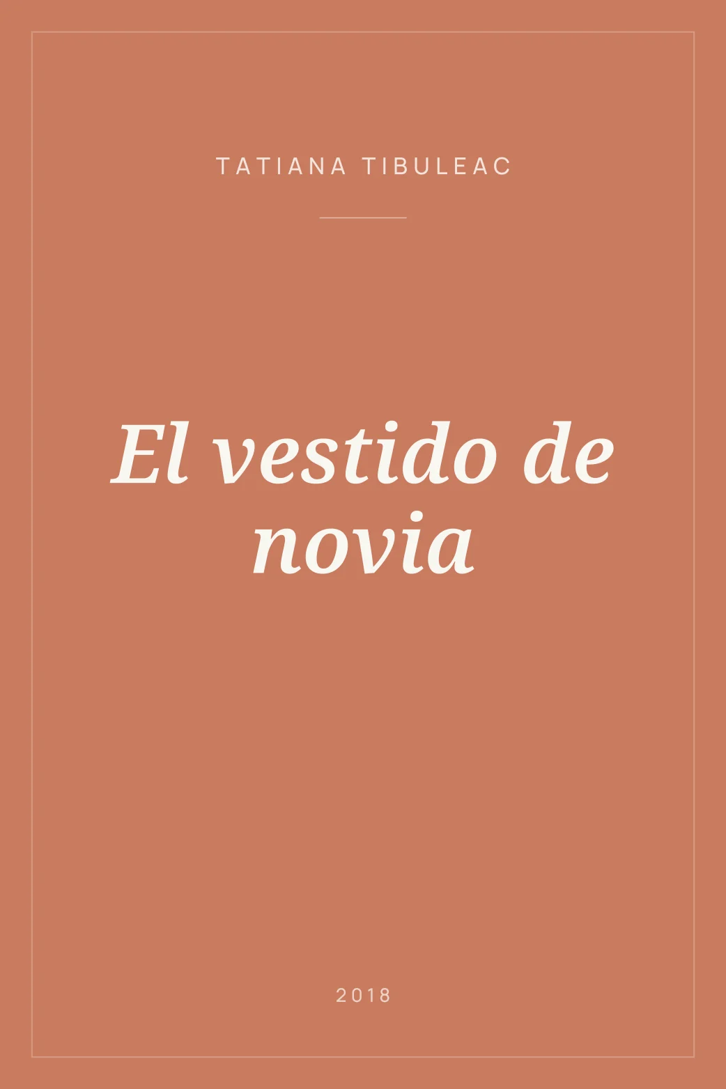 Portada de El vestido de novia