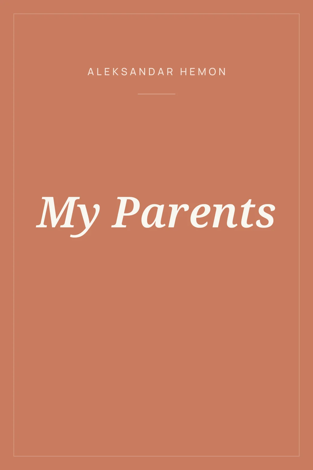 Portada de My Parents