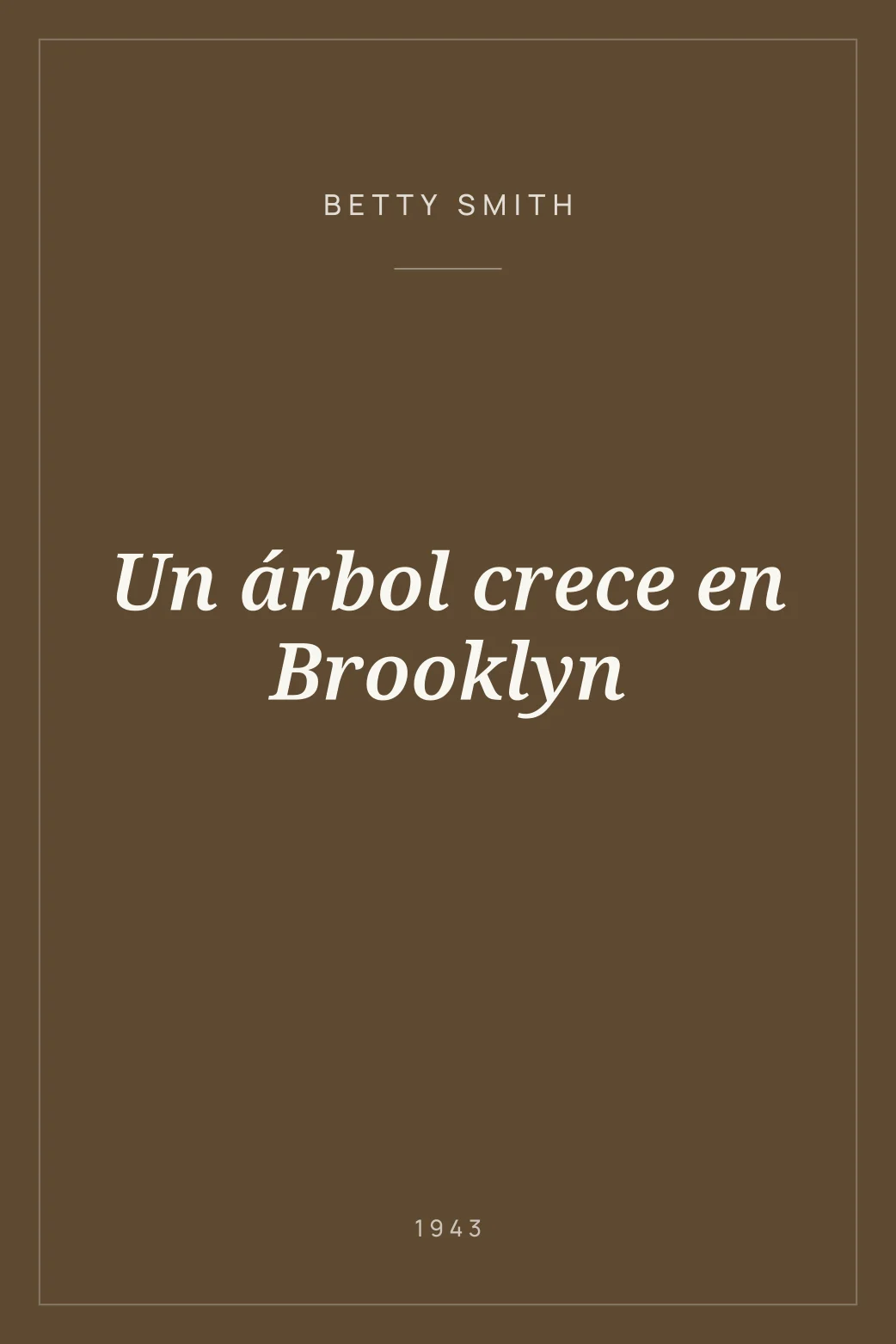 Portada de Un árbol crece en Brooklyn