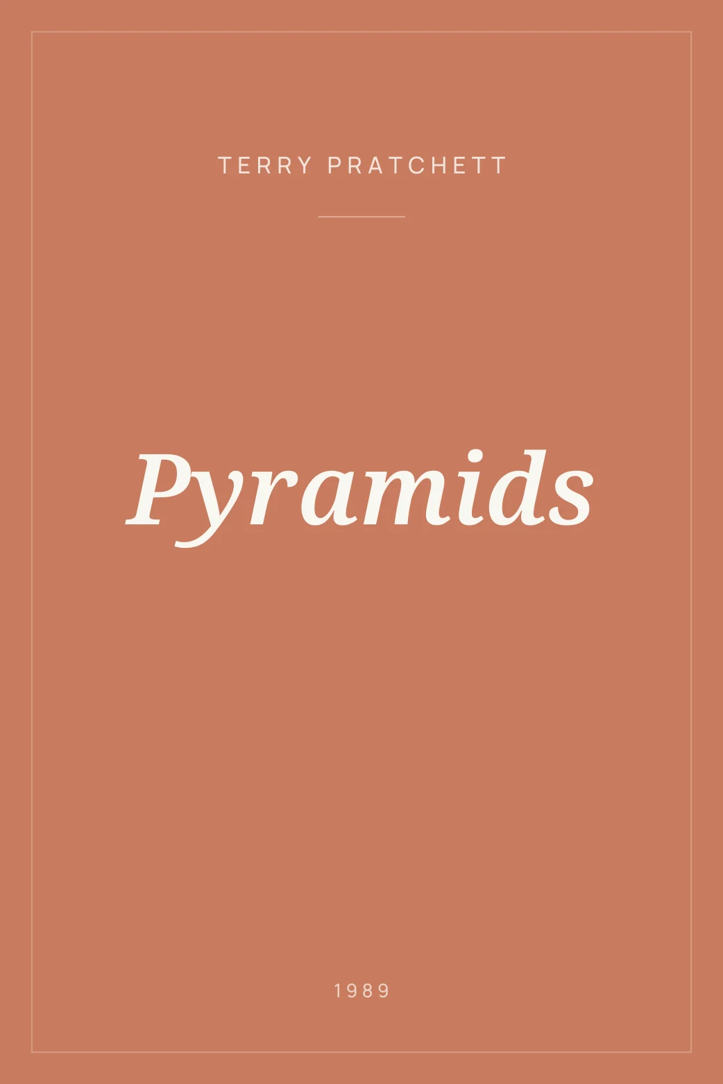 Portada de Pyramids