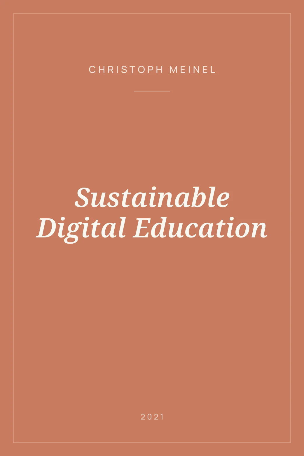 Portada de Sustainable Digital Education