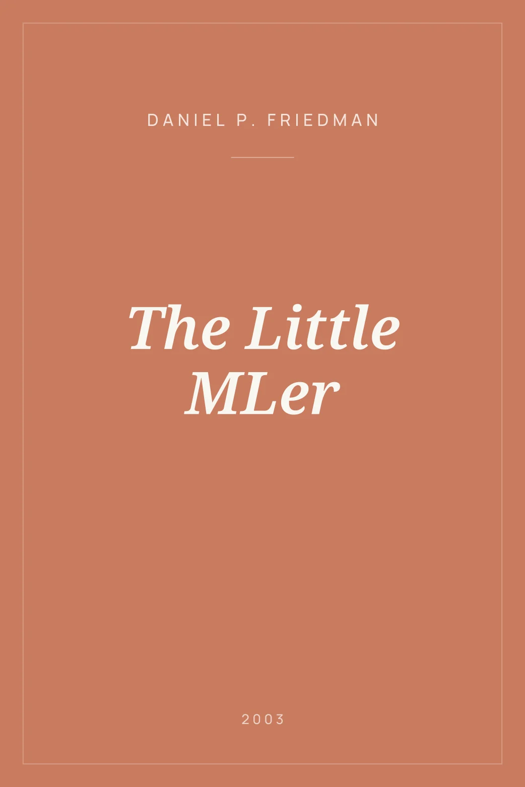 Portada de The Little MLer