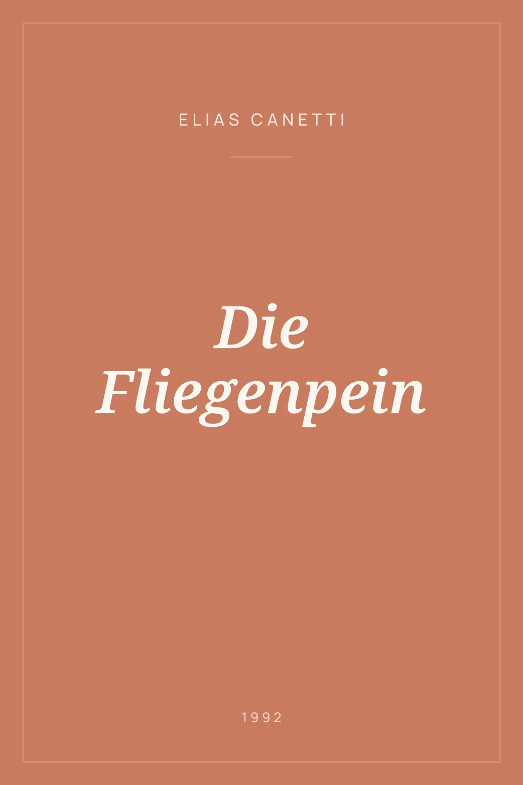 Portada de Die Fliegenpein