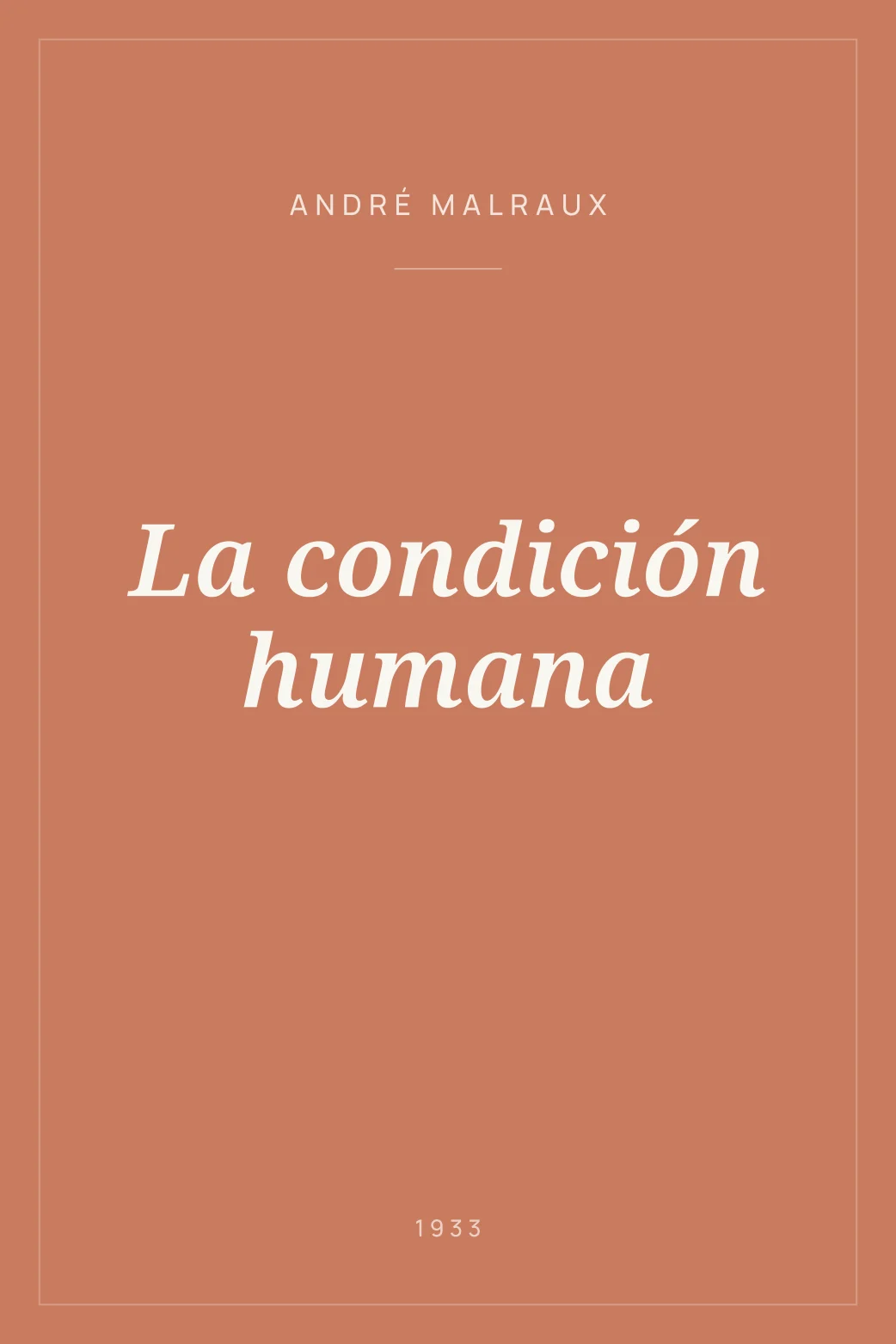 Portada de La condición humana