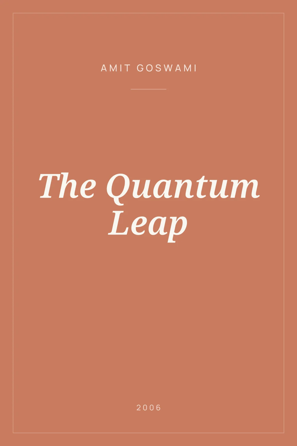 Portada de The Quantum Leap