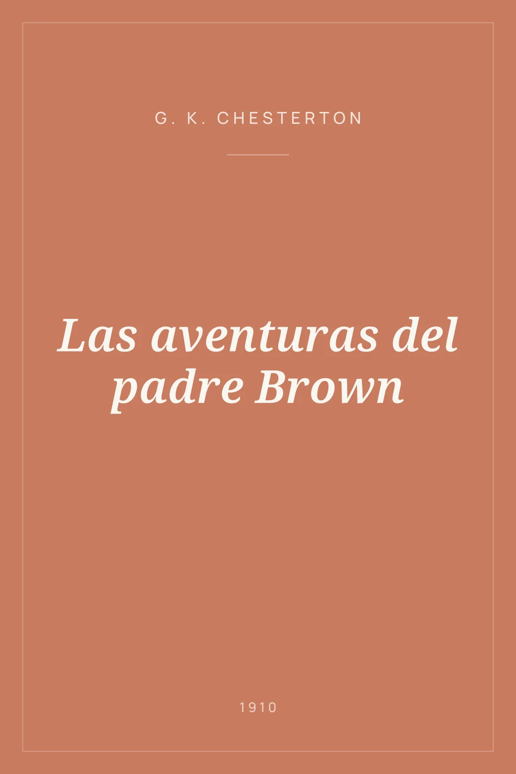 Portada de Las aventuras del padre Brown