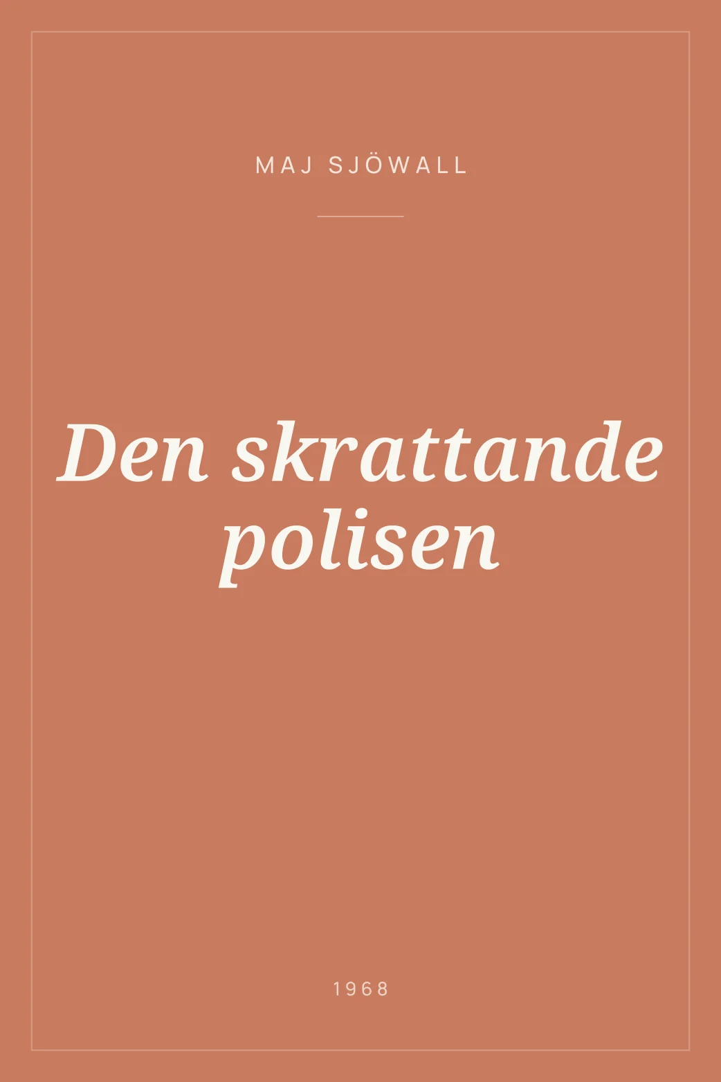 Portada de Den skrattande polisen