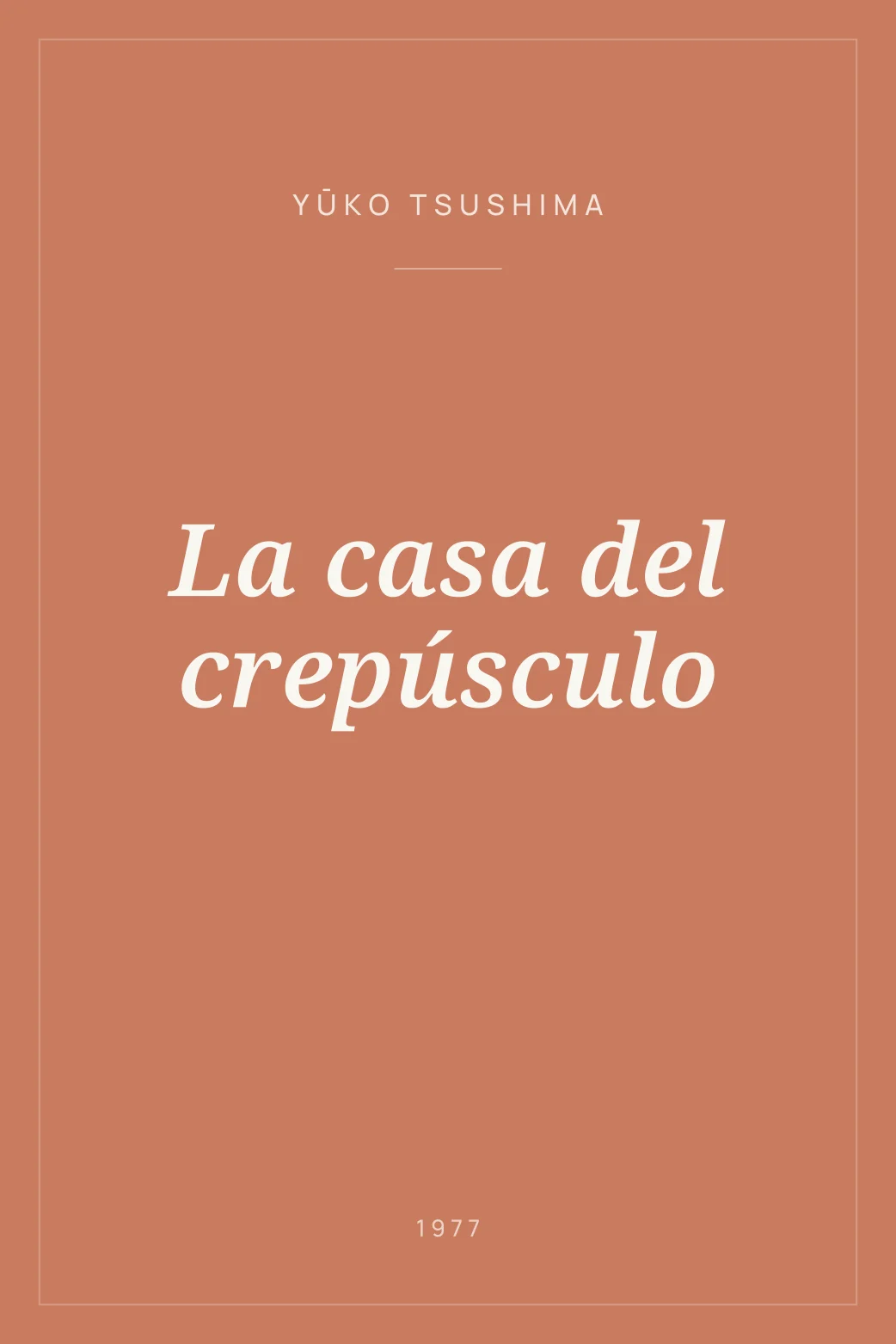 Portada de La casa del crepúsculo
