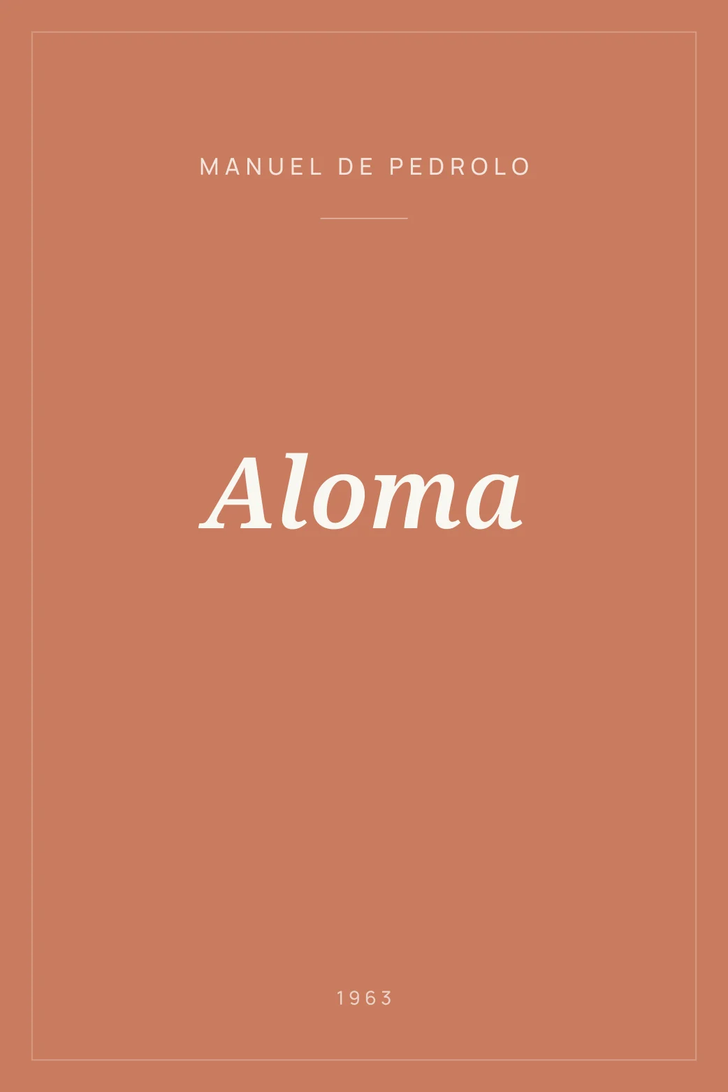 Portada de Aloma