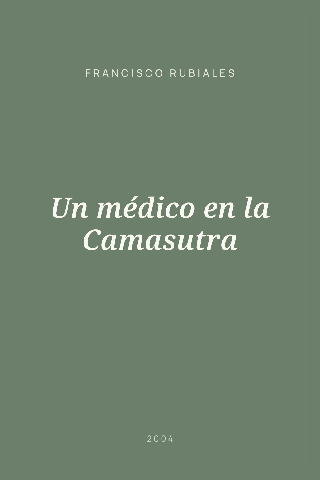 Portada de Un médico en la Camasutra