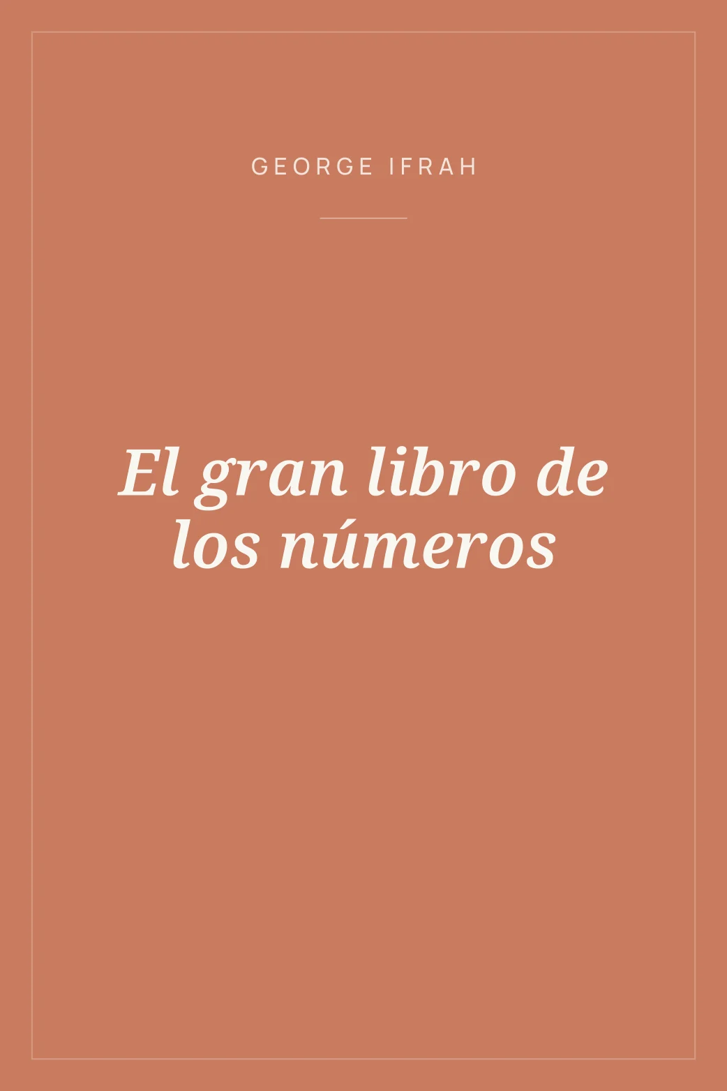 Portada de El gran libro de los números