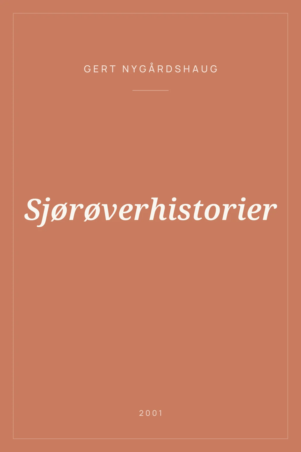 Portada de Sjørøverhistorier