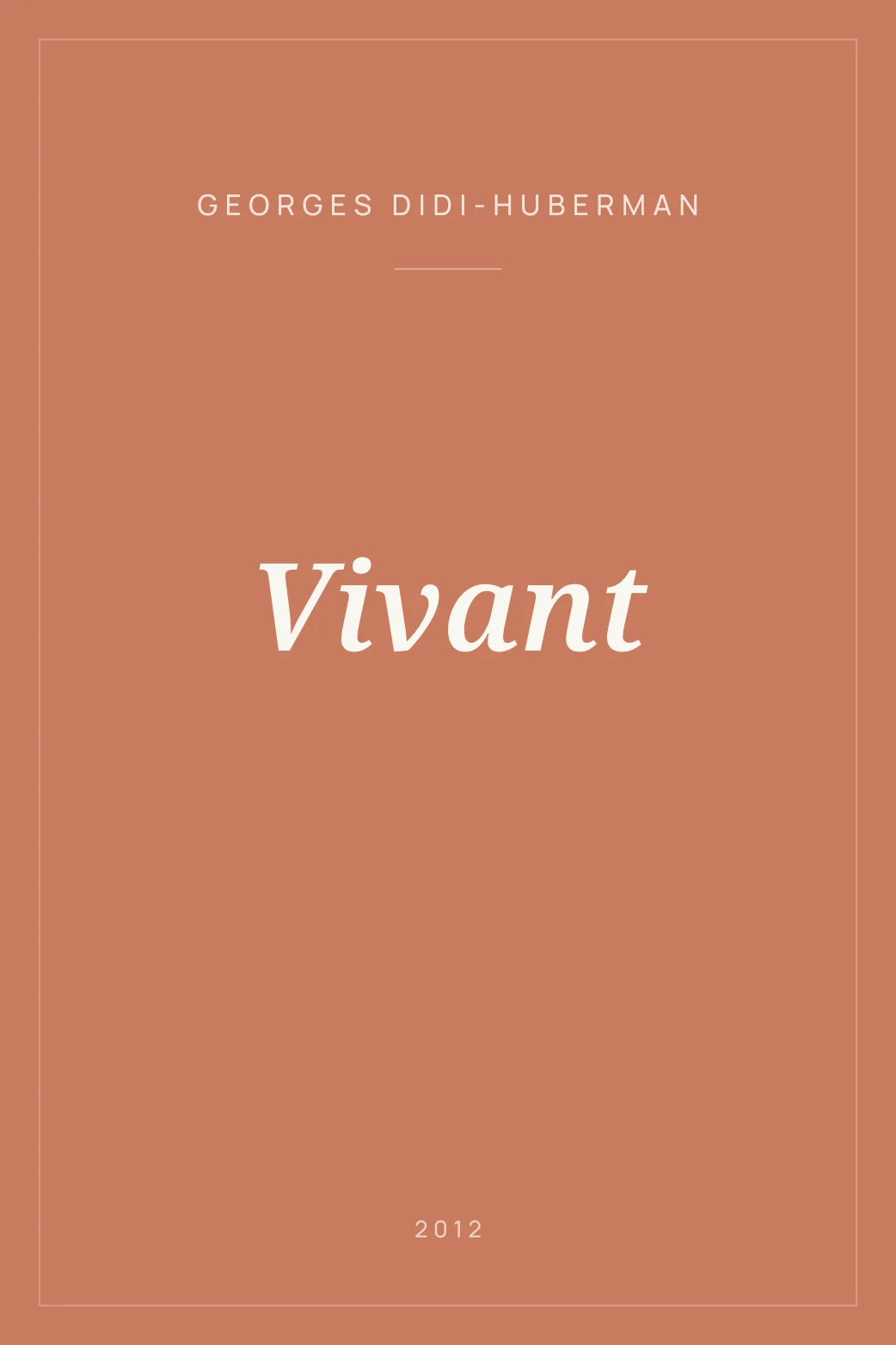 Portada de Vivant