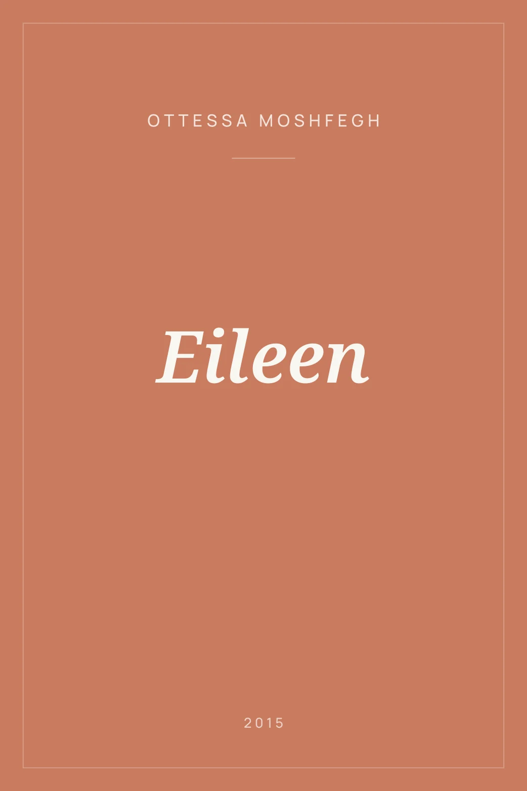 Portada de Eileen