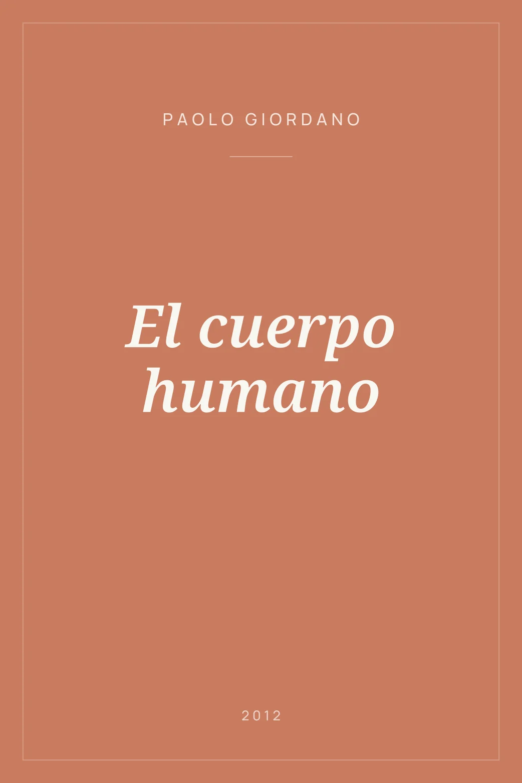 Portada de El cuerpo humano