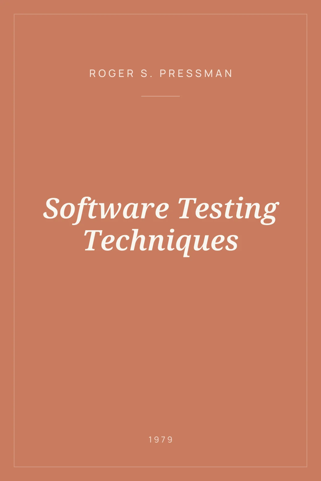 Portada de Software Testing Techniques