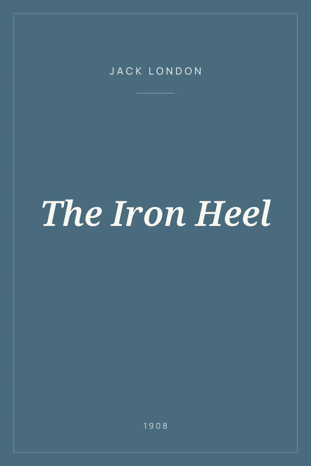 Portada de The Iron Heel