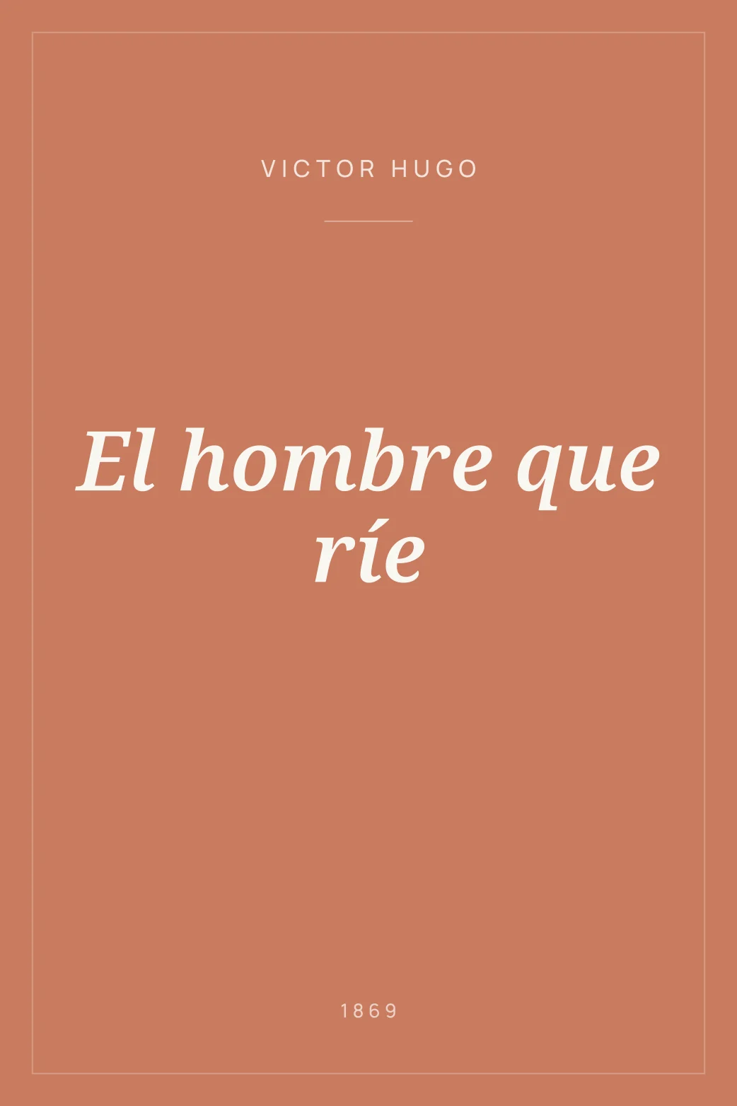 Portada de El hombre que ríe