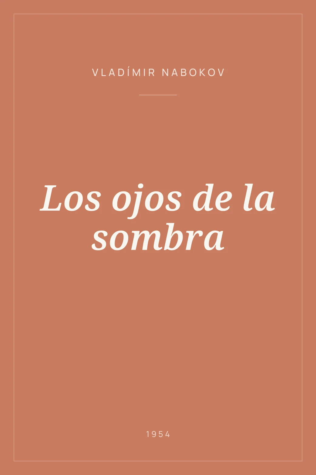 Portada de Los ojos de la sombra