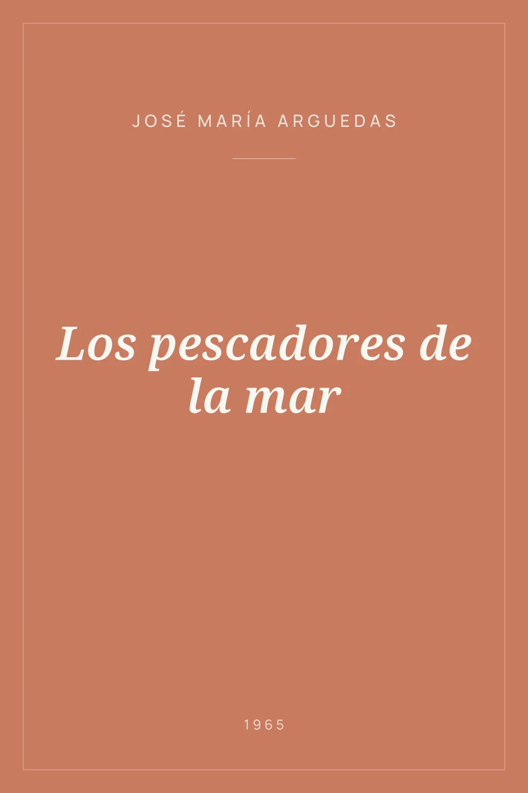 Portada de Los pescadores de la mar