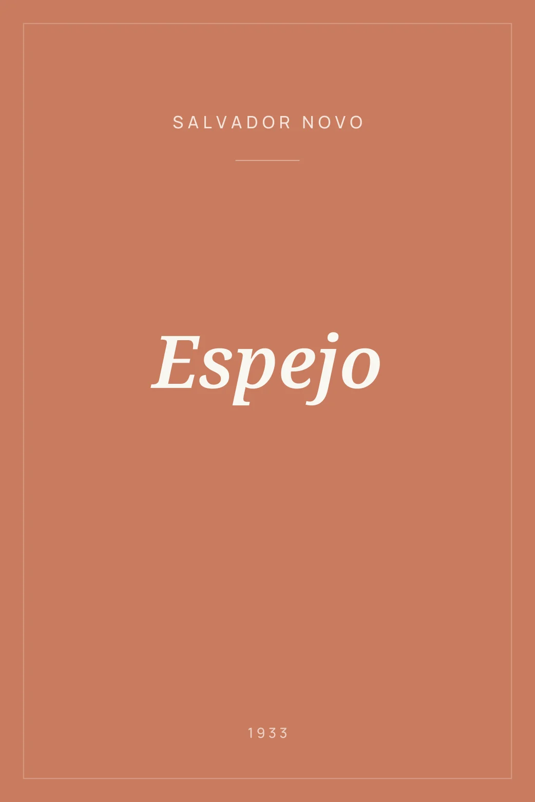 Portada de Espejo