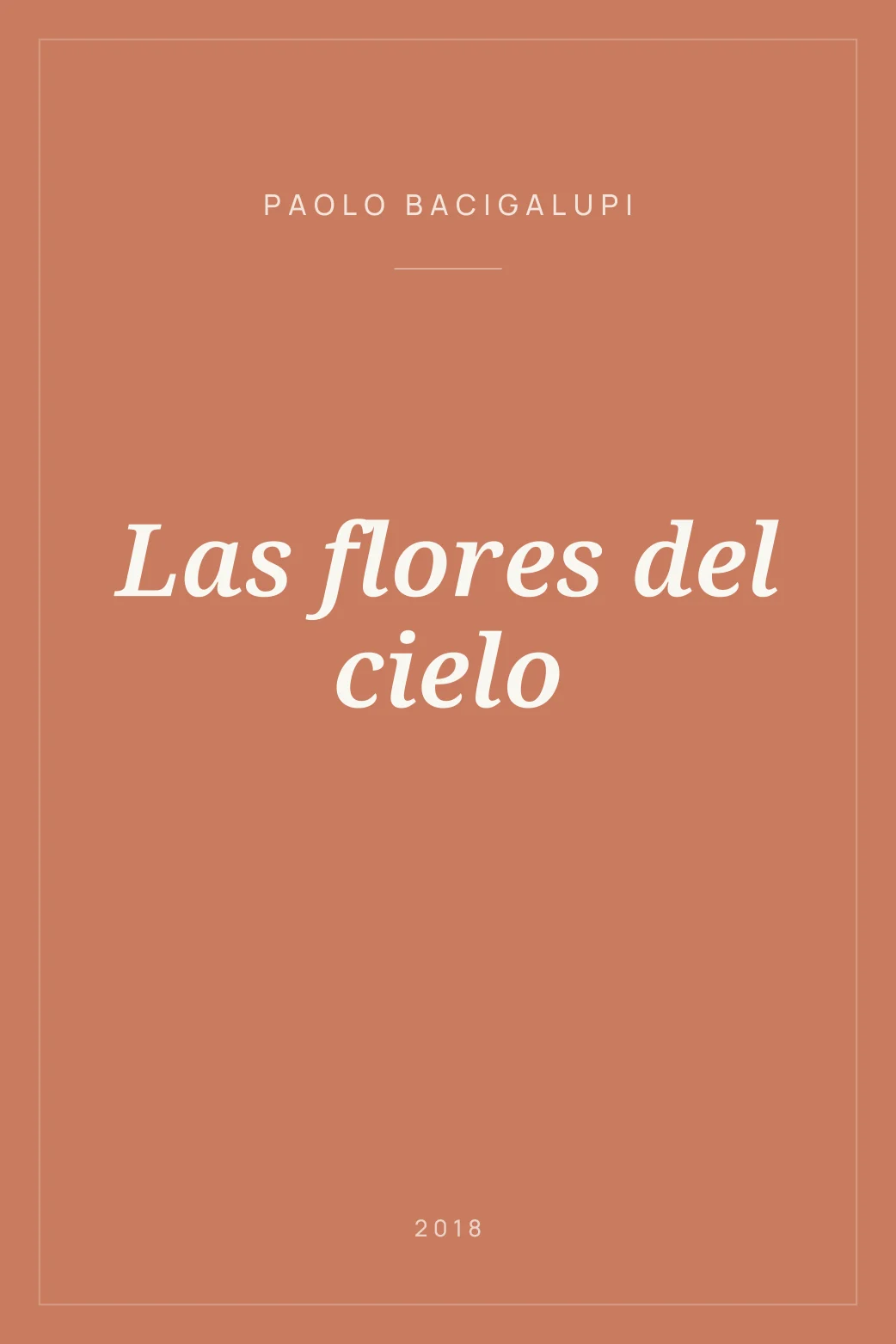 Portada de Las flores del cielo
