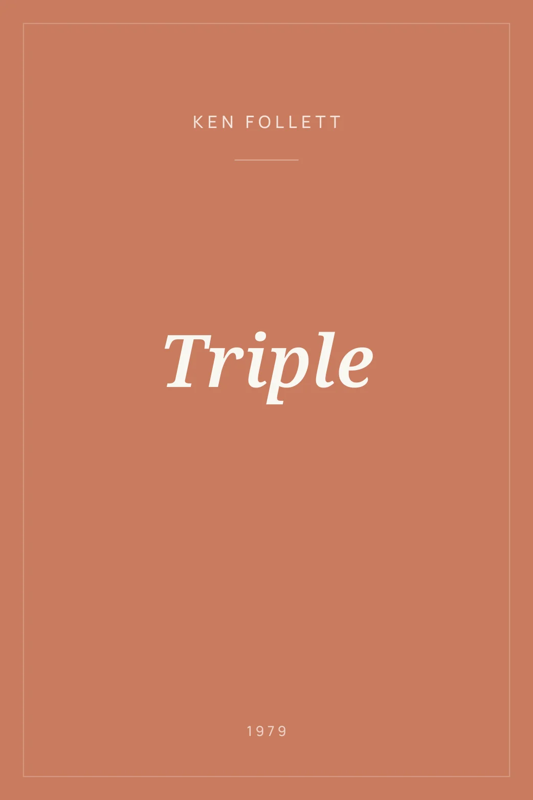 Portada de Triple