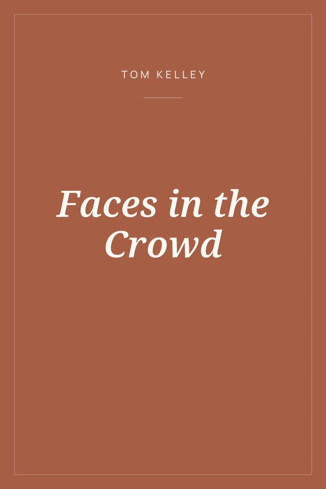 Portada de Faces in the Crowd