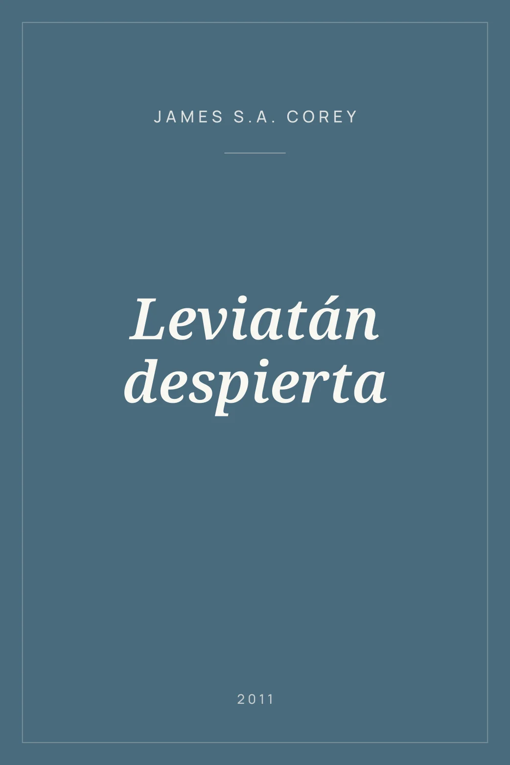 Portada de Leviatán despierta