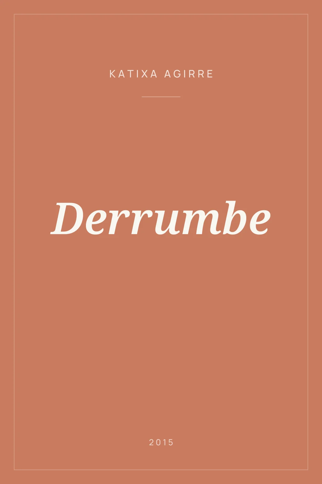 Portada de Derrumbe