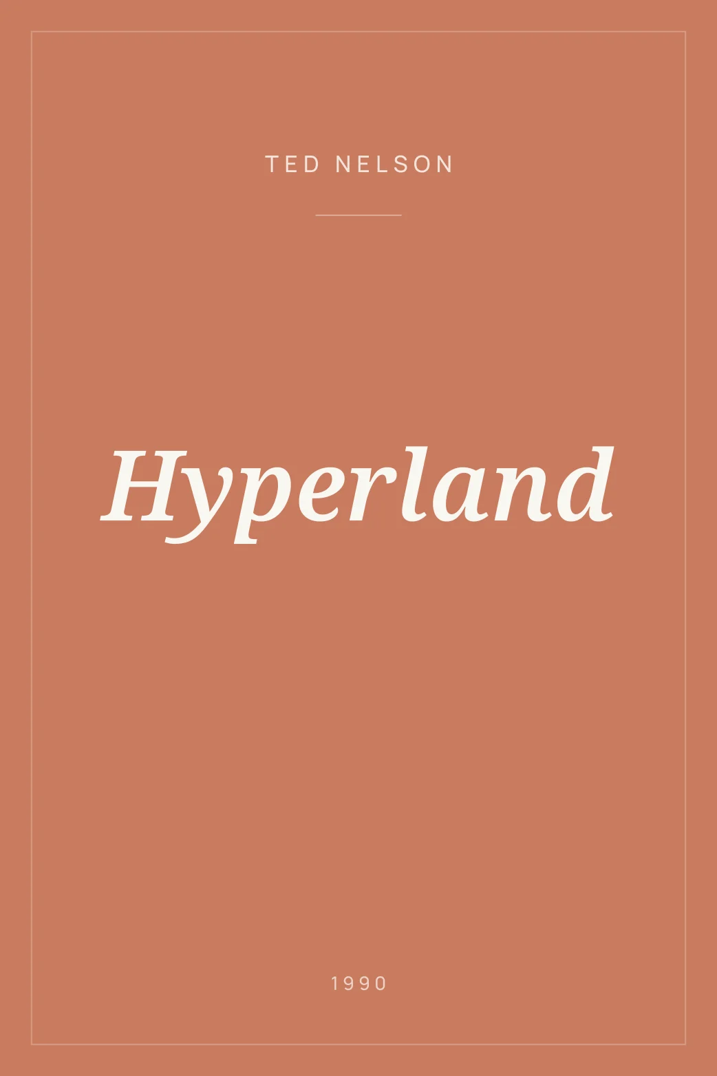Portada de Hyperland