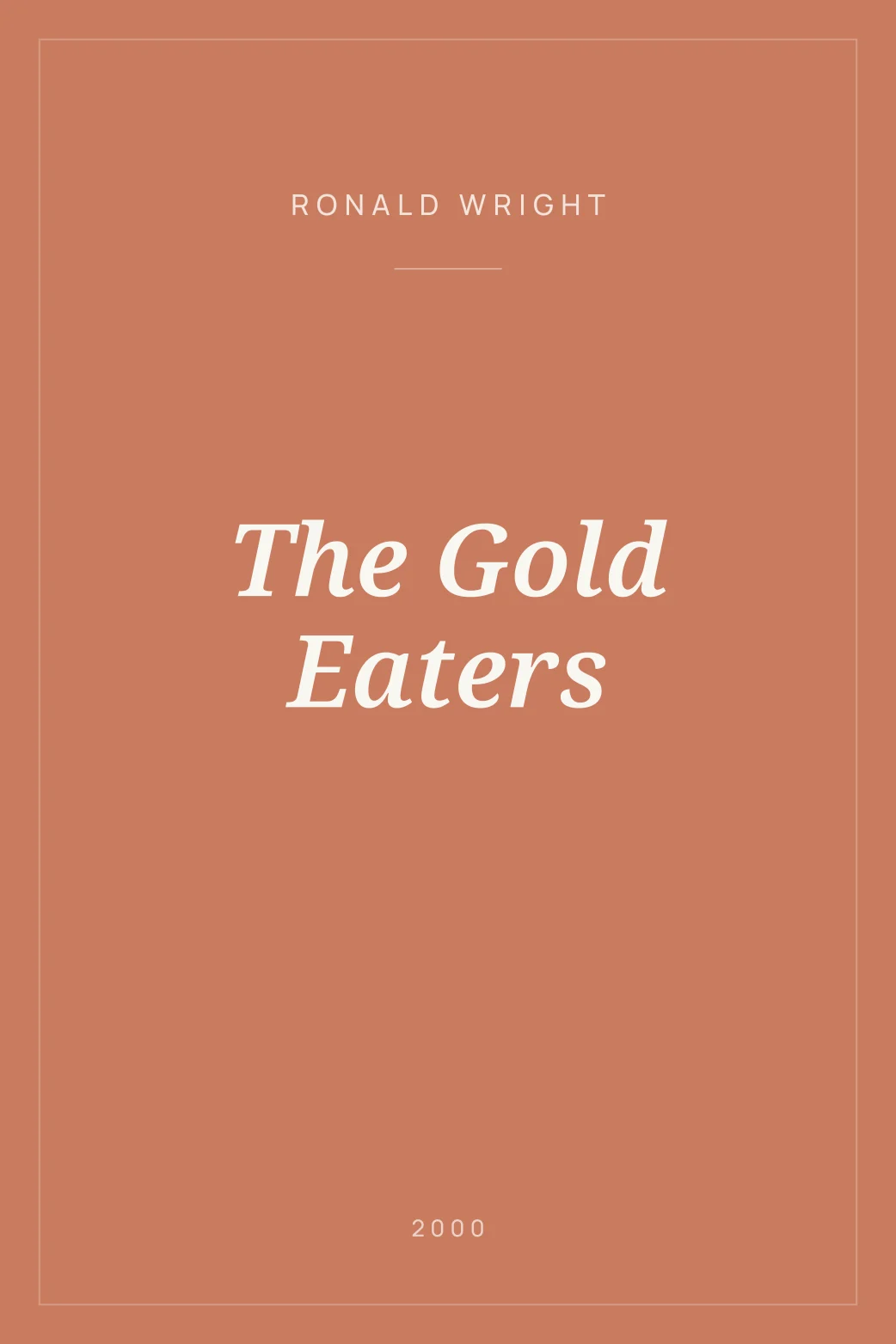 Portada de The Gold Eaters