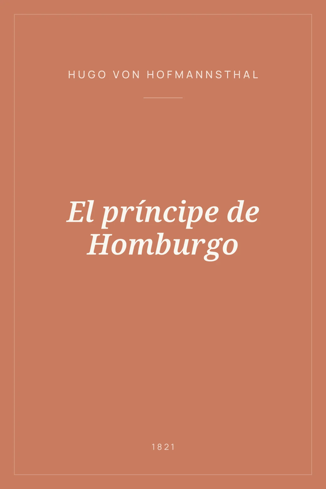 Portada de El príncipe de Homburgo