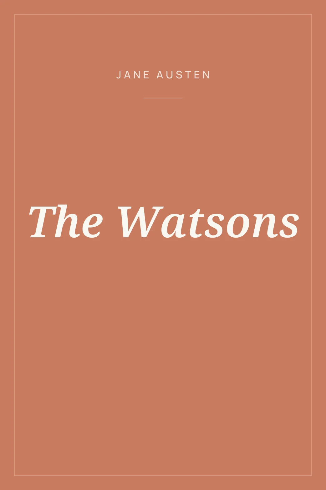 Portada de The Watsons