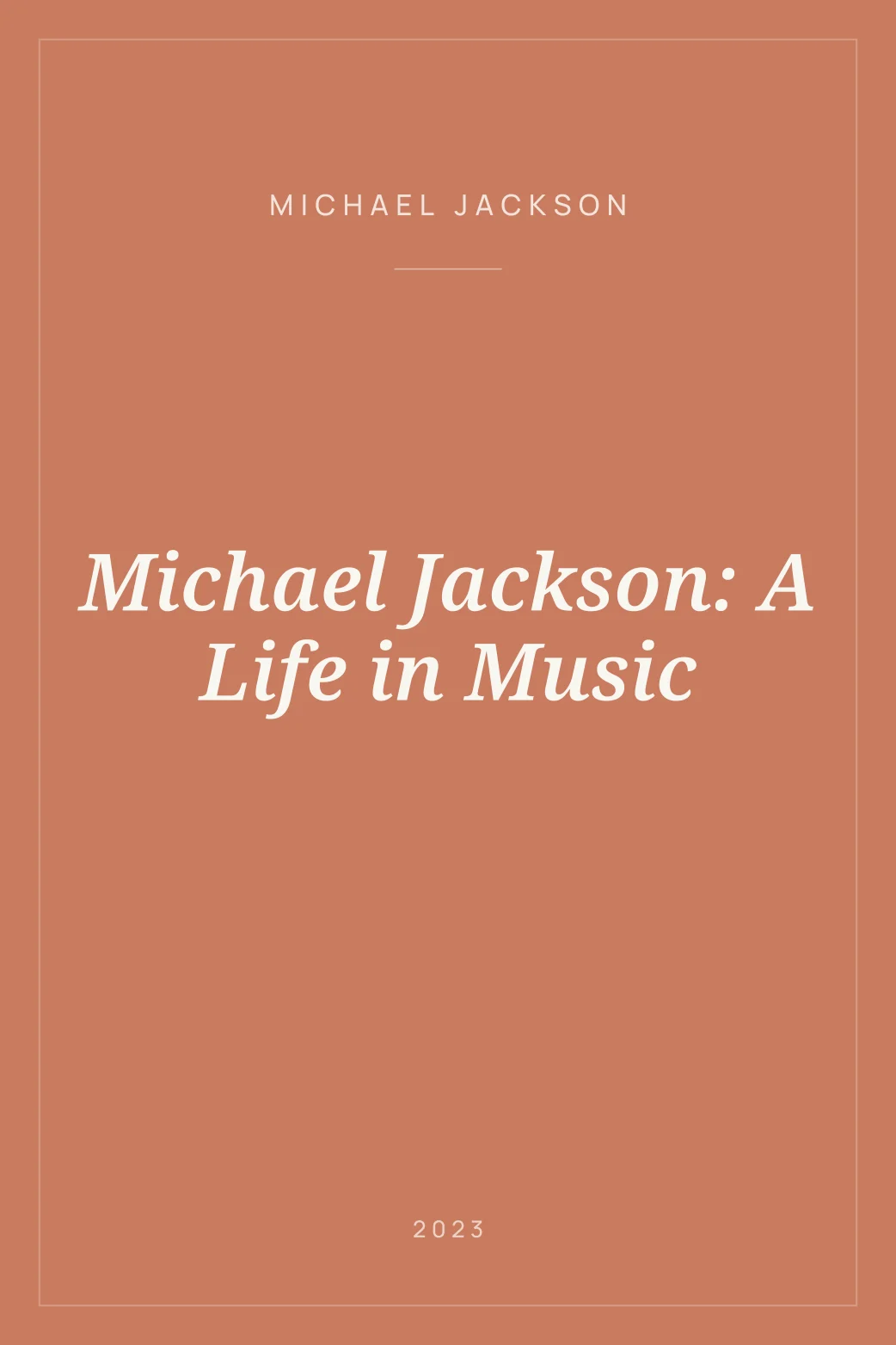 Portada de Michael Jackson: A Life in Music