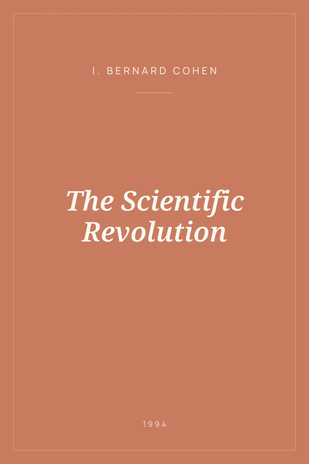 Portada de The Scientific Revolution