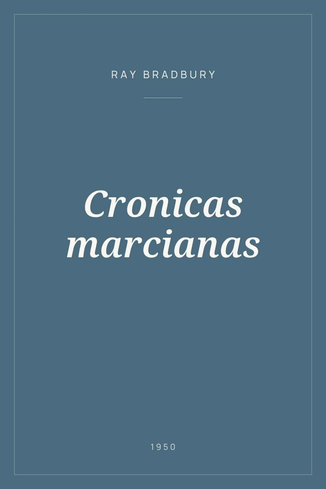 Portada de Cronicas marcianas